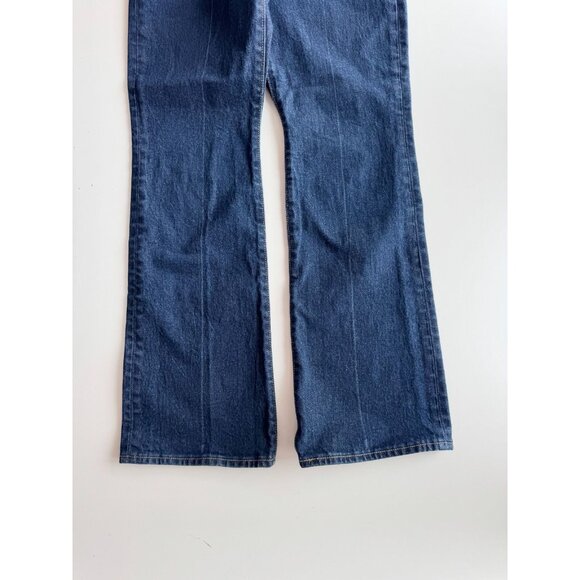 LEVI'S Ribcage Boot High Key Dark Wash Cotton High Rise Bootcut Jeans, Size 24 - Picture 7 of 15